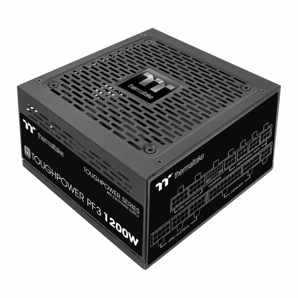 (image for) Thermaltake Toughpower PF3 1200 Watt Fully Modular PCIe Gen 5 ATX3.0 80+ Platinum PSU/Power Supply